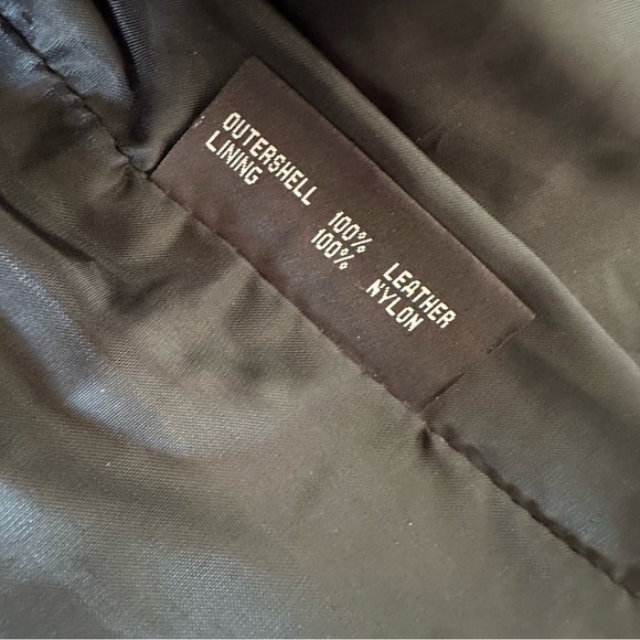 Vintage Black Leather Biker Jacket Soft Leather Insulated size Small - Picture 9 of 12